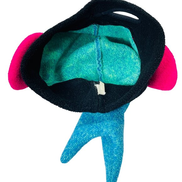 Bula Whimsical Whale Fish Mask Hat For Kids & Adults In Teal Pink Vintage - Picture 8 of 12